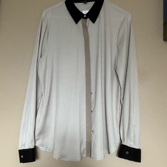 Ann Taylor NWT long sleeve dress shirt size 12 - Picture 2 of 8